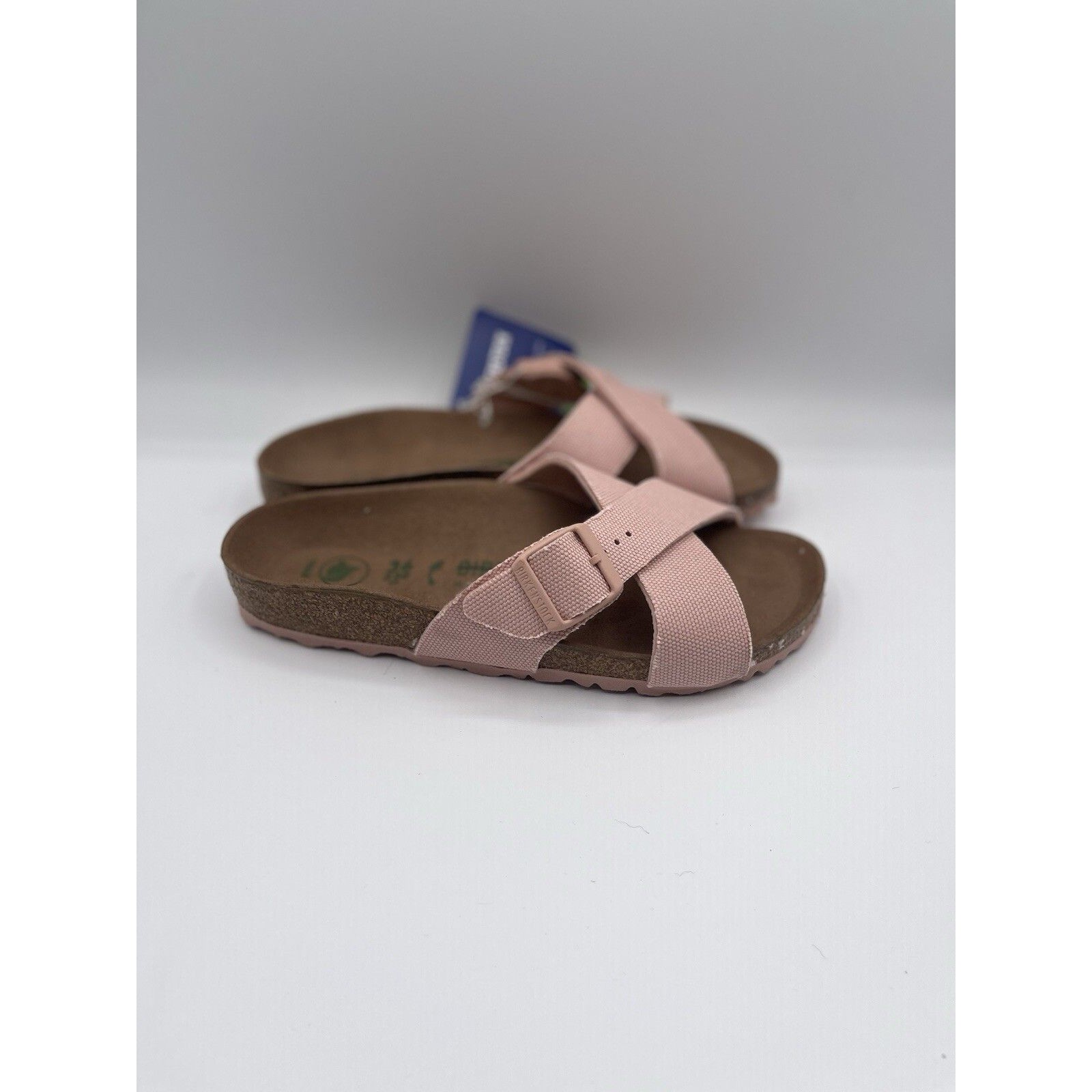 Birkenstock Sandals Siena Vegan Leather Criss Cross Slides Shoes Sz 36 Us 5 New
